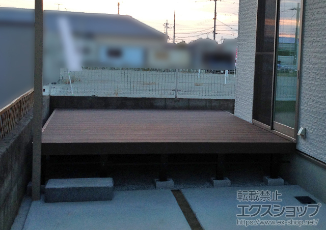兵庫県加古郡稲美町ののウッドデッキ リウッドデッキ 200 施工例