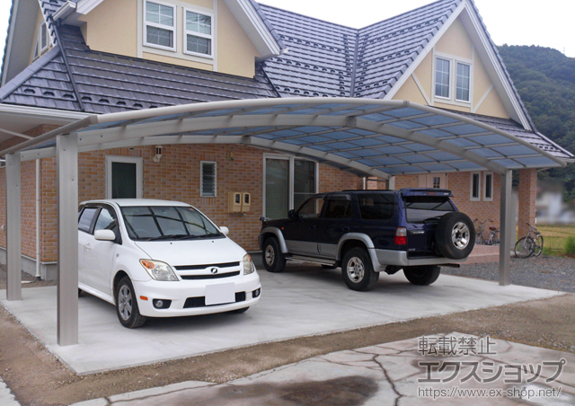 長野県上田市ののカーポート レイナトリプルポートグラン　積雪〜20cm対応 施工例