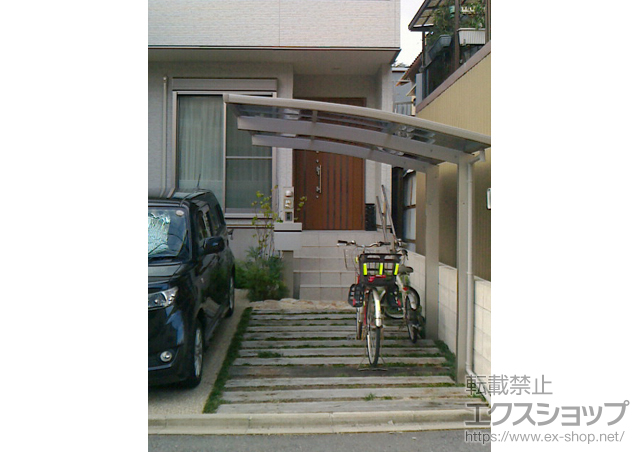愛知県名古屋市ののサイクルポート・駐輪場 プレシオスポート ミニ 積雪〜20cm対応 施工例