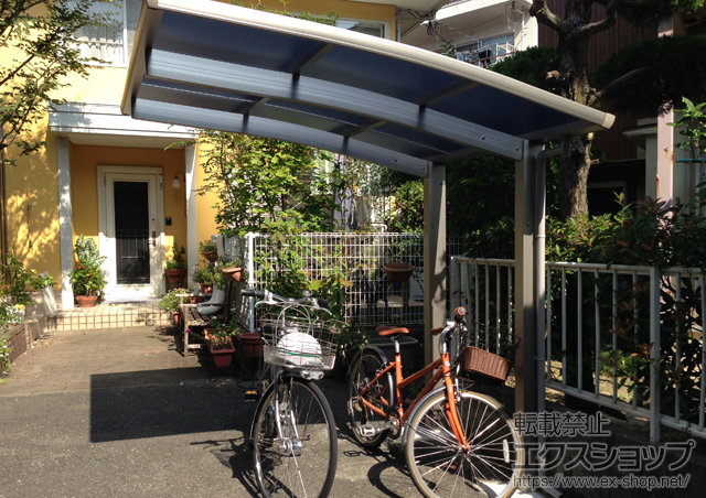 福岡県福岡市ののサイクルポート・駐輪場 プレシオスポート ミニ 積雪~20ｃｍ対応 施工例