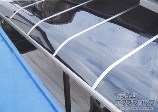 長崎県大村市ののテラス屋根 ヴェクターテラス R型 テラスタイプ 単体 積雪〜20cm対応 施工例