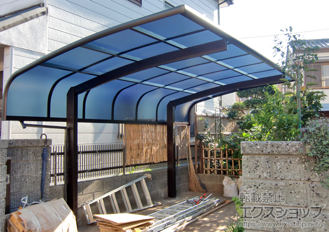 千葉県流山市ののカーポート レイナキャップポートグラン　積雪〜20cm対応 施工例