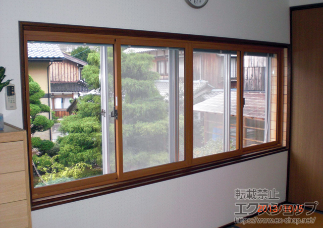 福井県三方上中郡若狭町のの二重窓（内窓） インプラス ダストバリア仕様 引違い窓 施工例