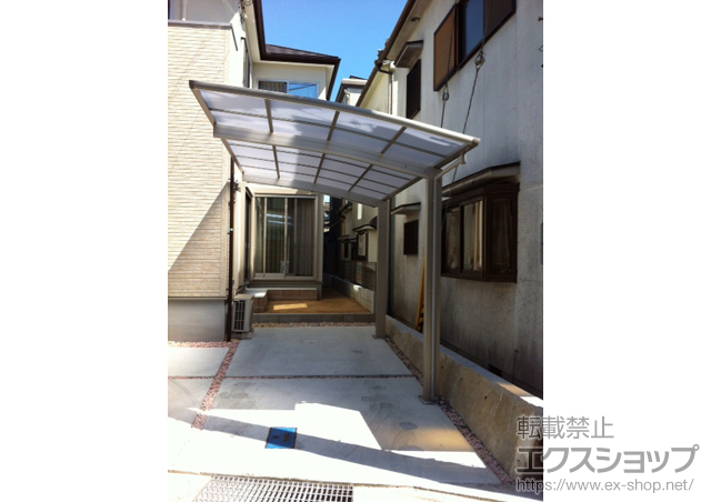 兵庫県相生市ののカーポート プレシオスポート 積雪〜20cm対応 施工例