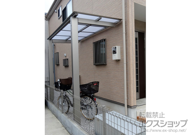 東京都東大和市ののサイクルポート・駐輪場 アーキフィット ミニ　積雪〜20?対応 施工例