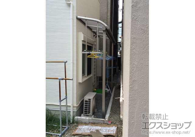 大阪府大阪市ののテラス屋根 プレシオステラス R型 テラスタイプ 単体 積雪〜20cm対応 施工例