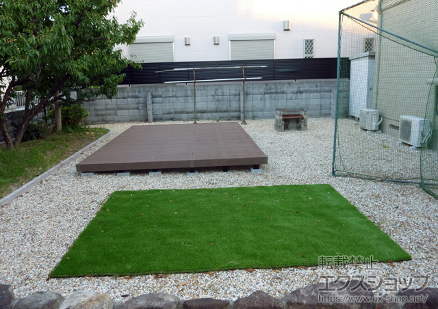 兵庫県宝塚市ののウッドデッキ リウッドデッキ 200 施工例