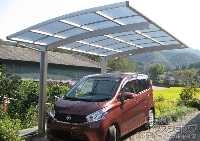 大分県豊後大野市ののカーポート レイナポートグラン　積雪〜20cm対応 施工例