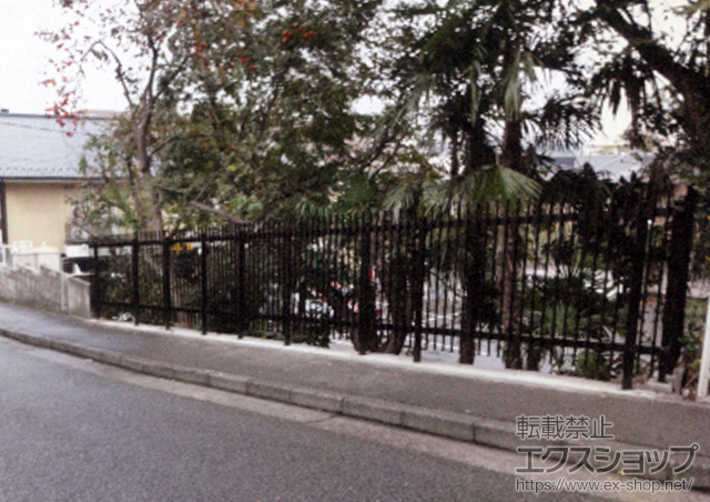 神奈川県横浜市ののフェンス・柵 アルミフェンス AF-7 100ピッチ 施工例