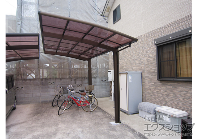 東京都杉並区ののカーポート レイナポートグラン　積雪〜20cm対応 施工例