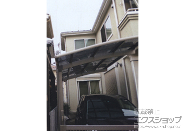 神奈川県川崎市のLIXIL リクシル（トステム）のカーポート レグナスポートシグマIII 積雪〜20cm対応 施工例