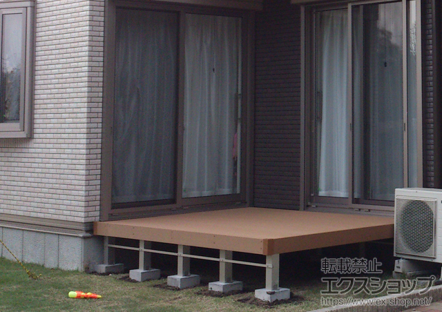 栃木県那須烏山市ののウッドデッキ リウッドデッキ 200 施工例