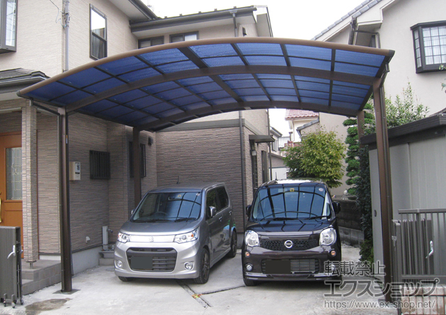 東京都あきる野市ののカーポート レイナツインポートグラン　積雪〜20cm対応 施工例