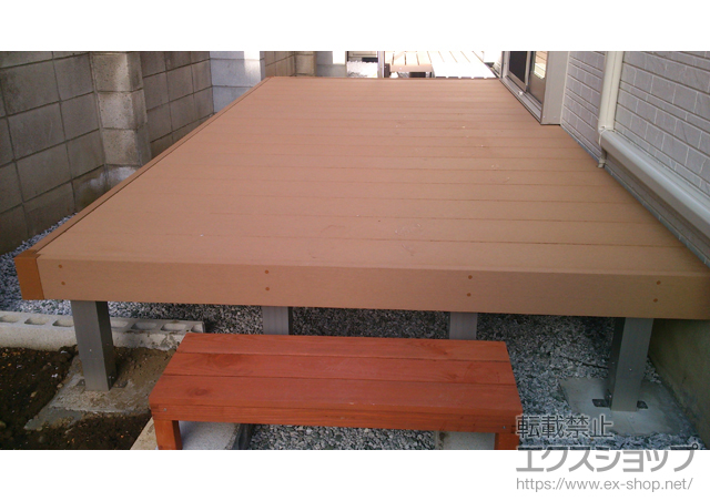 東京都世田谷区ののウッドデッキ リウッドデッキ 200 施工例