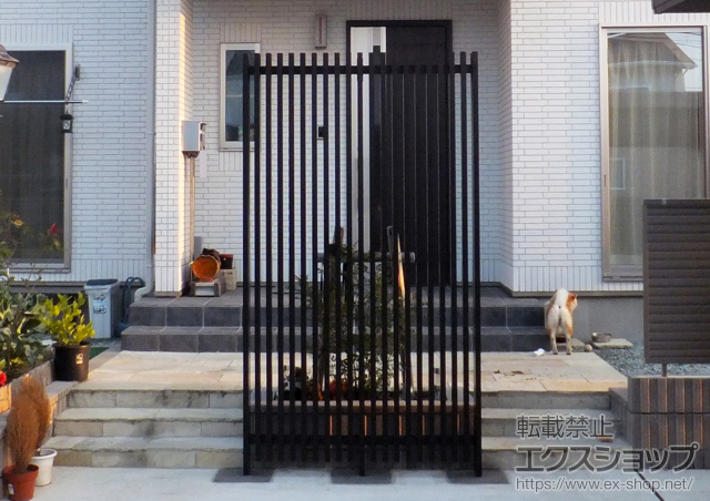 宮城県石巻市ののフェンス・柵 リレーリア フェンス2N型 施工例