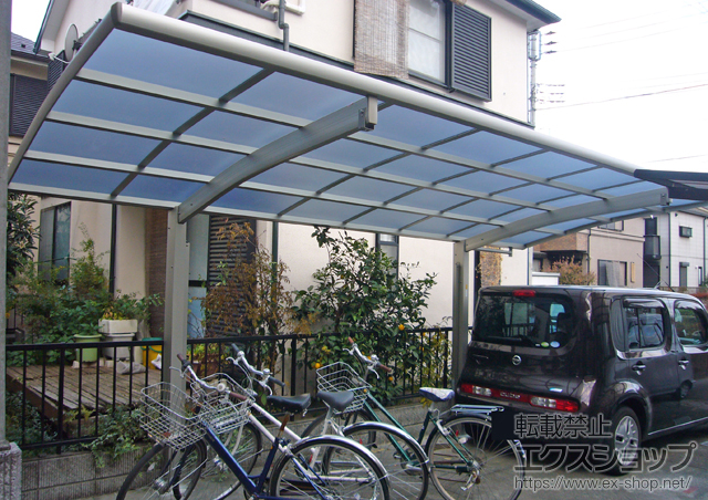 東京都小金井市ののカーポート レイナポートグラン 積雪〜20cm対応 施工例