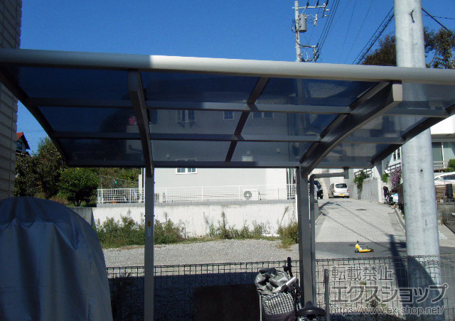 神奈川県大和市ののサイクルポート・駐輪場 レイナポートグランミニ 積雪〜20cm対応 施工例