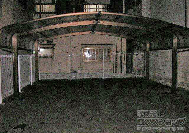 東京都江戸川区ののカーポート レイナキャップポートグラン M合掌　積雪〜20cm対応 施工例