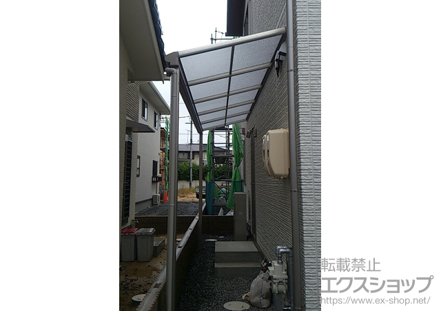 岡山県岡山市ののテラス屋根、カーポート ヴェクターテラス F型 テラスタイプ 単体 積雪〜20cm対応 施工例