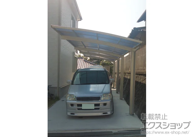 福岡県筑紫野市のValue Selectのカーポート プレシオスポート 縦連棟 積雪～20cm対応 施工例