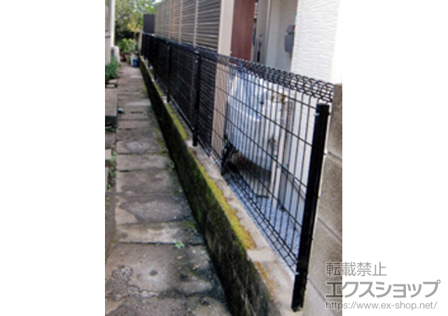 東京都杉並区ののフェンス・柵 ハイグリッドフェンス11型 施工例