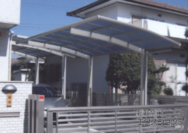 奈良県生駒市ののカーポート レイナポートグラン　積雪〜20cm対応 施工例