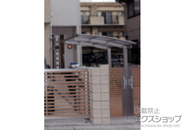 埼玉県川口市ののサイクルポート・駐輪場 レイナポートグランミニ 積雪〜20cm対応 施工例