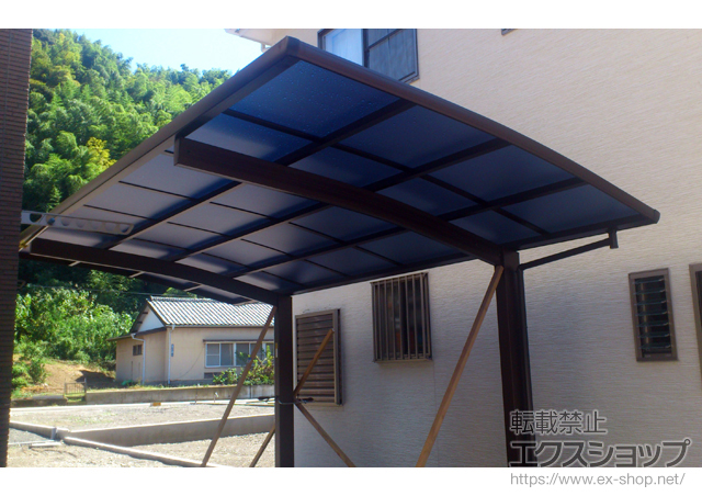 静岡県静岡市ののカーポート プレシオスポート 積雪〜20cm対応 施工例