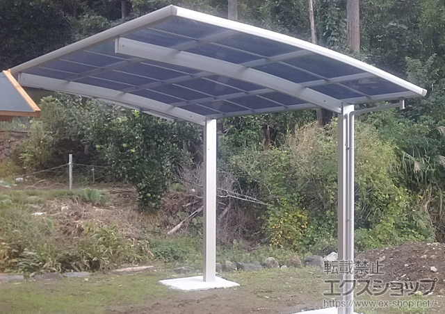 静岡県伊豆市ののカーポート プレシオスポート 積雪〜20cm対応 施工例