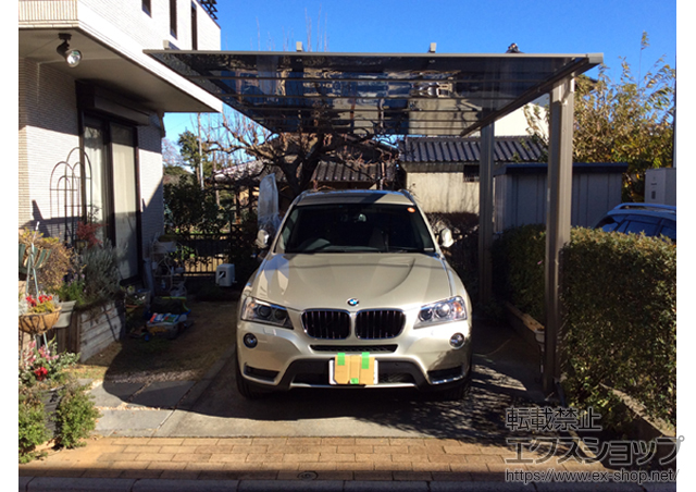 埼玉県入間市ののカーポート F-1 積雪~20cm対応 施工例