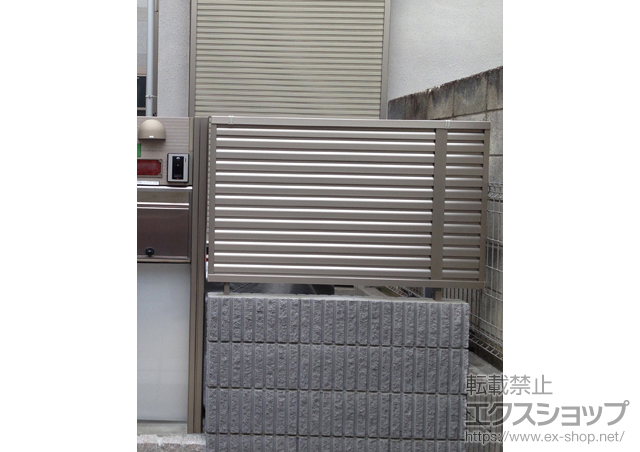 東京都練馬区ののフェンス・柵 プリレオR9型フェンス フリーポールタイプ 施工例