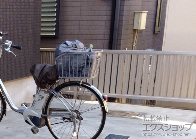 千葉県千葉市ののフェンス・柵 シンプルモダンフェンス W5型 自由柱施工 施工例