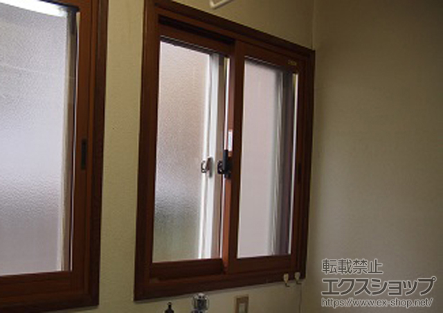 長野県北佐久郡軽井沢町のの二重窓（内窓） インプラス ダストバリア仕様 引違い窓 2枚建 施工例