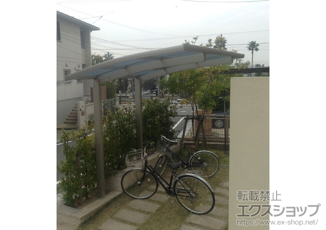 福岡県北九州市ののサイクルポート・駐輪場 レイナポートグランミニ 積雪〜20cm対応 施工例