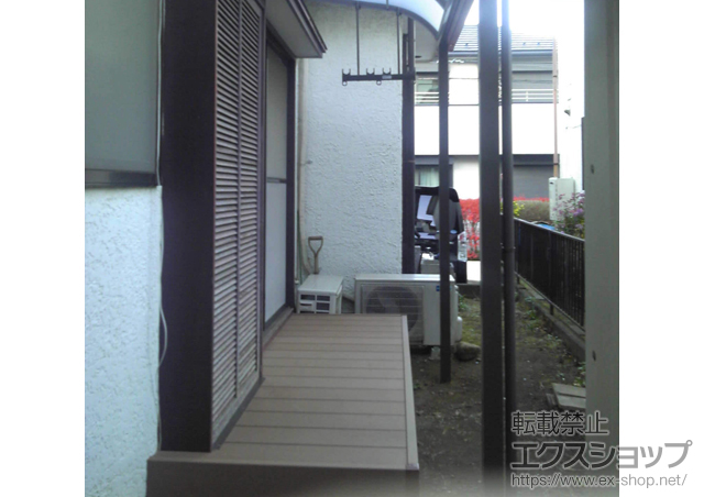 神奈川県横浜市のLIXIL リクシル（トステム）のウッドデッキ リコステージII 施工例