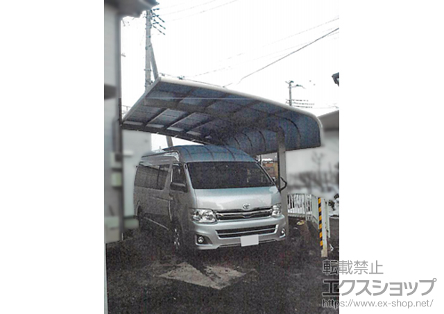 神奈川県相模原市ののカーポート レイナキャップポートグラン　積雪〜20cm対応 施工例