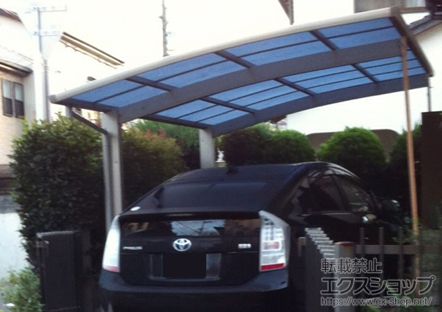 大阪府箕面市ののカーポート プレシオスポート 積雪〜20cm対応 施工例