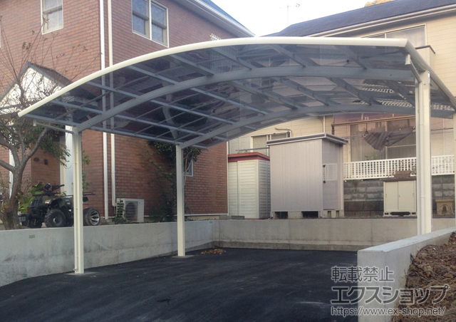 静岡県藤枝市ののカーポート レイナツインポートグラン　積雪〜20cm対応 施工例