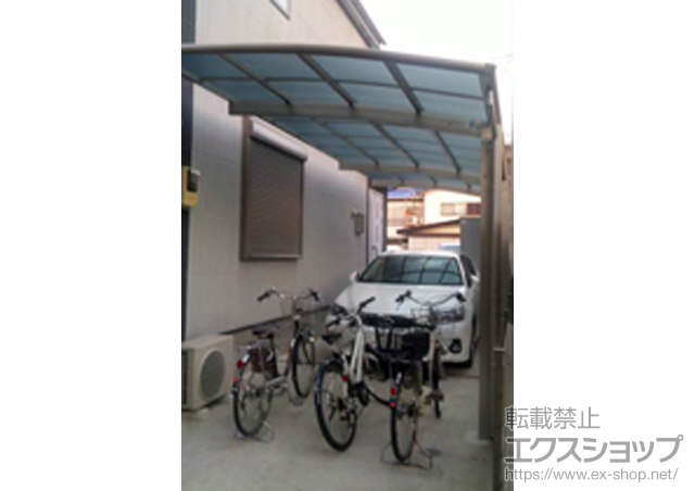 神奈川県相模原市ののカーポート レイナポートグラン 延長　積雪〜20cm対応 施工例