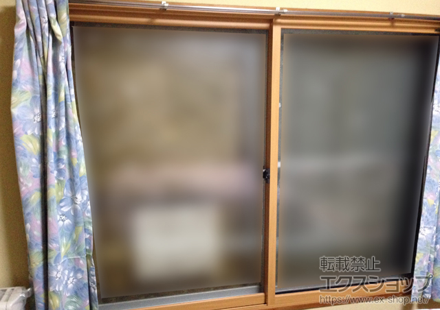 岡山県美作市のの二重窓（内窓） プラマードU 引違い窓 2枚建 *クレセント仕様 施工例