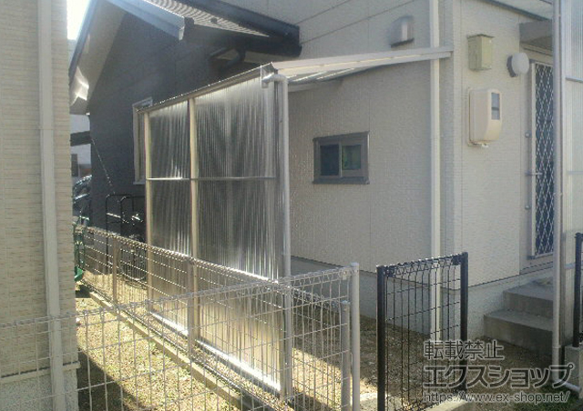 鳥取県米子市ののストックヤード ストックヤードII オープンタイプ 積雪〜50cm対応 施工例