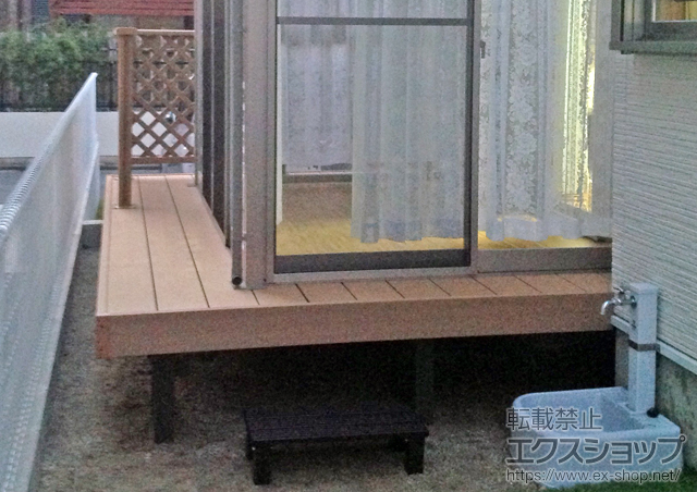 福岡県太宰府市ののウッドデッキ 樹ら楽ステージ 施工例