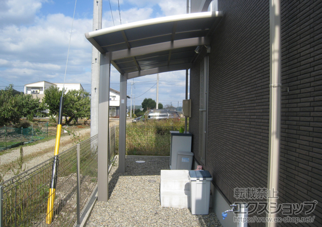 岐阜県美濃加茂市のLIXIL リクシル（トステム）のカーポート カーブポートシグマIII 積雪〜20cm対応 施工例