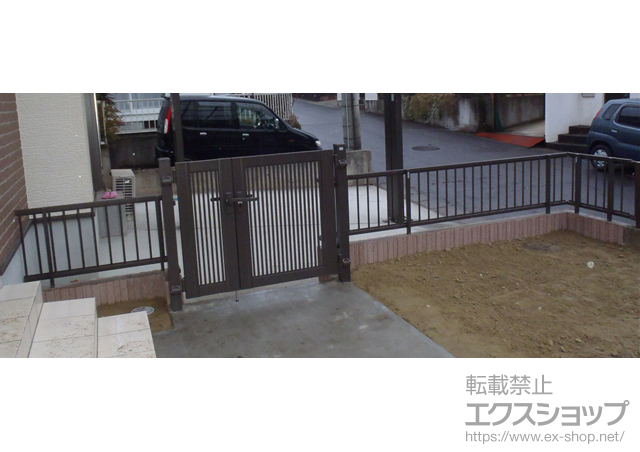 宮城県仙台市ののフェンス・柵 ハイサモア　フリーポールタイプ 施工例