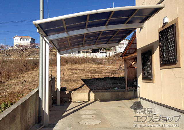 山梨県甲斐市ののカーポート レイナポートグラン　積雪〜20cm対応 施工例