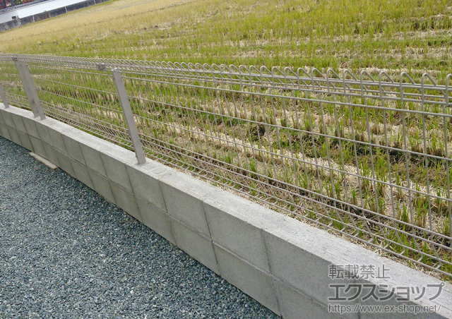 熊本県熊本市ののフェンス・柵 メッシュフェンスG10 施工例