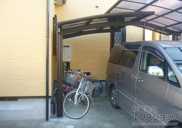 千葉県市原市ののサイクルポート・駐輪場 レイナポートグランミニ 積雪〜20cm対応 施工例