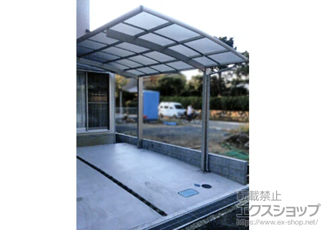 大阪府豊中市のYKKAPのカーポート レイナポートグラン　積雪～20cm対応 施工例