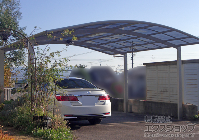 長野県飯田市ののカーポート レイナツインポートグラン　積雪〜20cm対応 施工例
