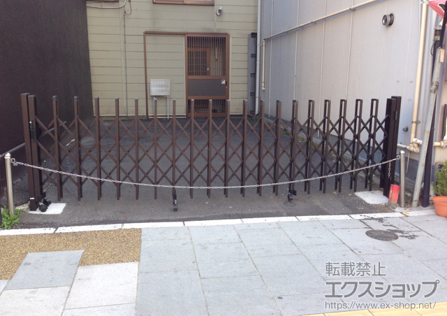 東京都台東区ののカーゲート トリップゲート RC型 ノンレール 片開き 施工例